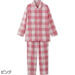 画像2: 大きめボタンサッカープチサイズパジャマ（春夏素材） (2)