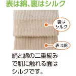 画像5: シルクと綿の二重編みサポーター・レギュラー（2枚組） (5)