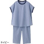 画像2: サッカービッグシルエット半袖7分丈パジャマ（春夏用） (2)