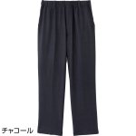 画像3: デニム調ベロアらくらくパンツ (3)